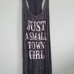 T Party Fashion Charcoal Tank Top